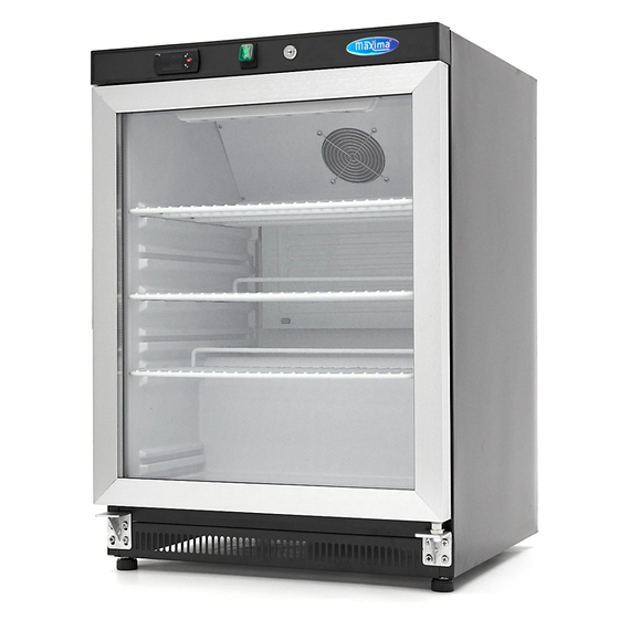 Maxima Gastro Kühlschrank - 200 l - Schwarz - mit Glastür Maxima Gastro Kühlschrank - 200 l - Schwarz - mit Glastür