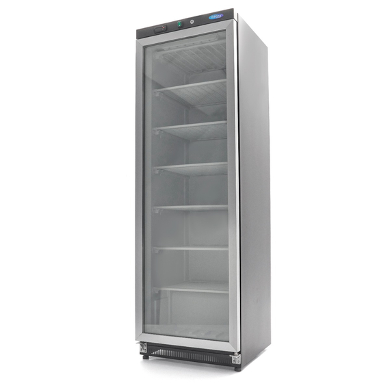 Maxima Gastro Gefrierschrank - 400 l - Schwarz - mit Glastür Maxima Gastro Gefrierschrank - 400 l - Schwarz - mit Glastür