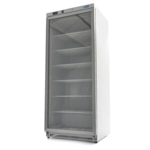 Maxima Gastro Gefrierschrank - 600 l - Weiß - mit Glastür
