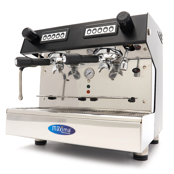 Maxima Gastro Espressomaschine - 2 Kolben - Kompakt - 360 Tassen pro Stunde Maxima Gastro Espressomaschine - 2 Kolben - Kompakt - 360 Tassen pro Stunde