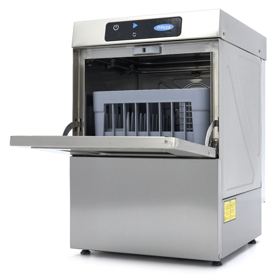 Maxima Gastro Gläserspülermaschine - 35 x 35 cm - mit Spülenhilfepumpe - Digital Anzeige - 230 V 4 Maxima Gastro Gläserspülermaschine - 35 x 35 cm - mit Spülenhilfepumpe - Digital Anzeige - 230 V