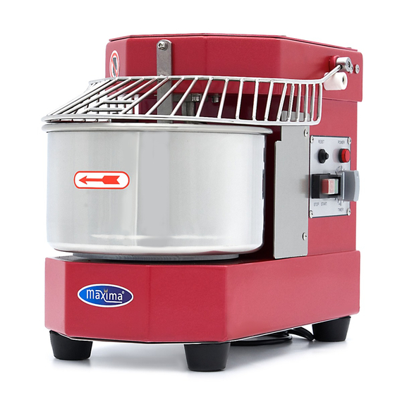 Maxima Gastro Teigmischer - 8 l - 4,5 kg Teig - Raspberryrot Maxima Gastro Teigmischer - 8 l - 4,5 kg Teig - Raspberryrot