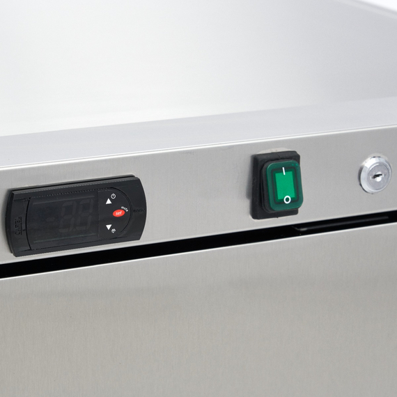 Maxima Gastro Kühlschrank - 200 l - 3 Verstellbare Regale - Rostfreier Stahl 5 Maxima Gastro Kühlschrank - 200 l - 3 Verstellbare Regale - Rostfreier Stahl