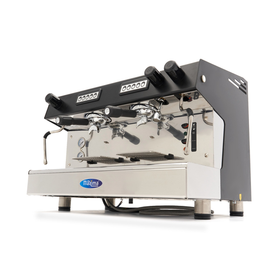 Maxima Gastro Espressomaschine - 2 Kolben - 360 Tassen pro Stunde Maxima Gastro Espressomaschine - 2 Kolben - 360 Tassen pro Stunde