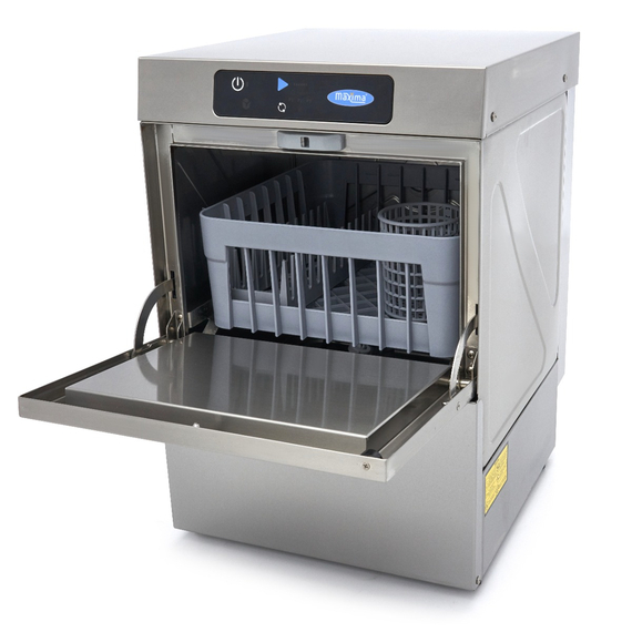 Maxima Gastro Gläserspülermaschine - 35 x 35 cm - mit Abfluss-, Spülenhilfe- und Seifenpumpen - Digital Anzeige - 230 V 6 Maxima Gastro Gläserspülermaschine - 35 x 35 cm - mit Abfluss-, Spülenhilfe- und Seifenpumpen - Digital Anzeige - 230 V