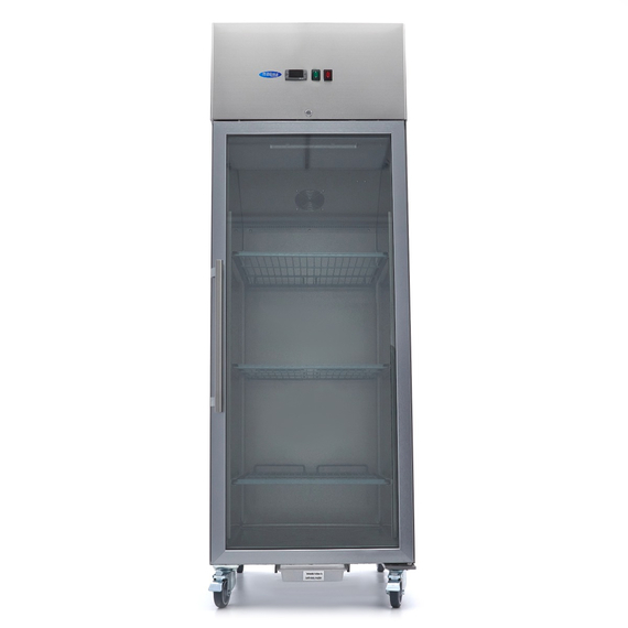 Maxima Gastro Gefrierschrank - 600 l - 3 Einstellbare Regale (2/1 GN) - Rostfreier Stahl - mit Glastür 4 Maxima Gastro Gefrierschrank - 600 l - 3 Einstellbare Regale (2/1 GN) - Rostfreier Stahl - mit Glastür