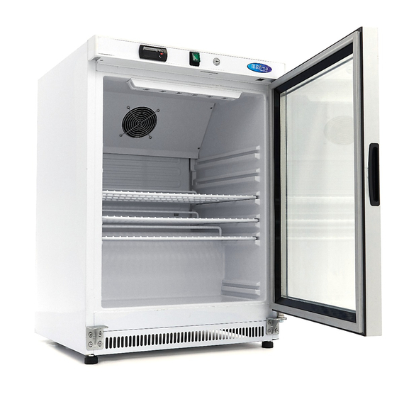 Maxima Gastro Kühlschrank - 200 l - Weiß - mit Glastür 4 Maxima Gastro Kühlschrank - 200 l - Weiß - mit Glastür