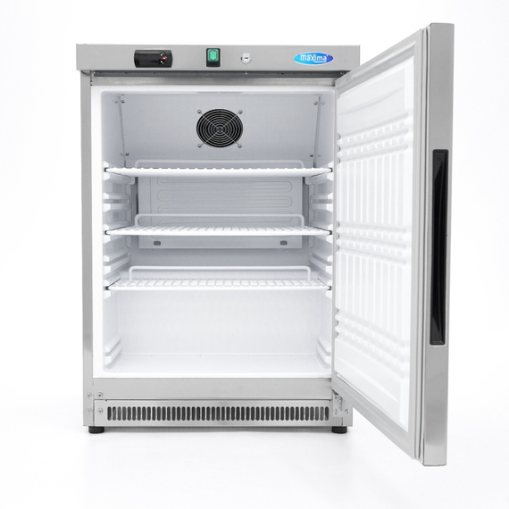 Maxima Gastro Kühlschrank - 200 l - 3 Verstellbare Regale - Rostfreier Stahl 4 Maxima Gastro Kühlschrank - 200 l - 3 Verstellbare Regale - Rostfreier Stahl