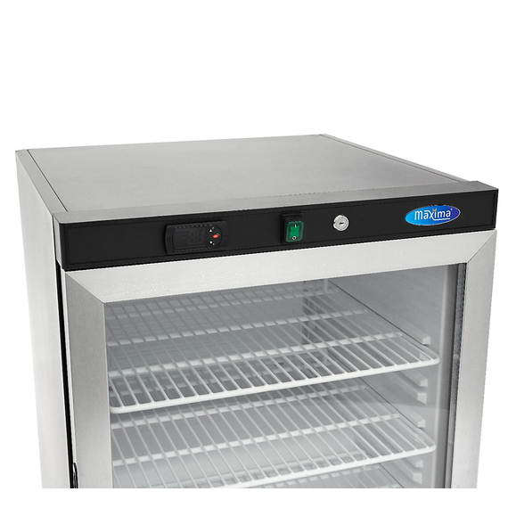 Maxima Gastro Kühlschrank - 200 l - Schwarz - mit Glastür 5 Maxima Gastro Kühlschrank - 200 l - Schwarz - mit Glastür