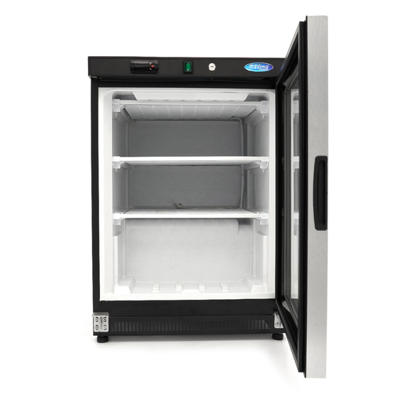 Maxima Gastro Gefrierschrank - 200 l - Schwarz - mit Glastür 4 Maxima Gastro Gefrierschrank - 200 l - Schwarz - mit Glastür