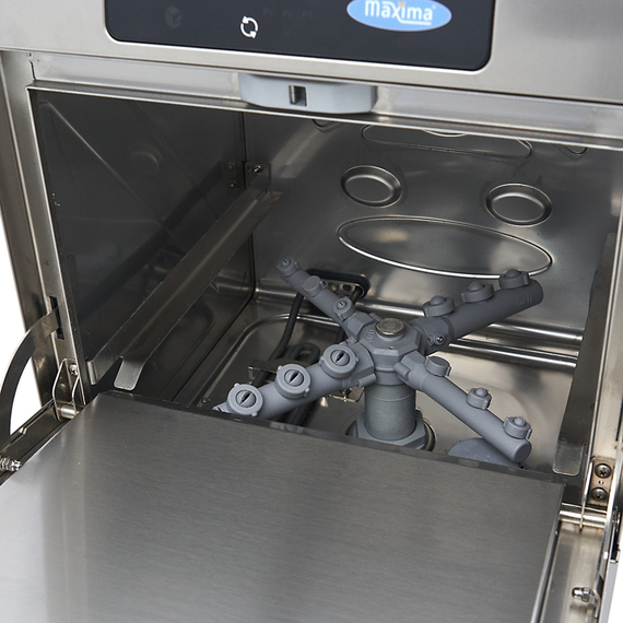 Maxima Gastro Gläserspülermaschine - 35 x 35 cm - mit Spülenhilfepumpe - Digital Anzeige - 230 V 9 Maxima Gastro Gläserspülermaschine - 35 x 35 cm - mit Spülenhilfepumpe - Digital Anzeige - 230 V