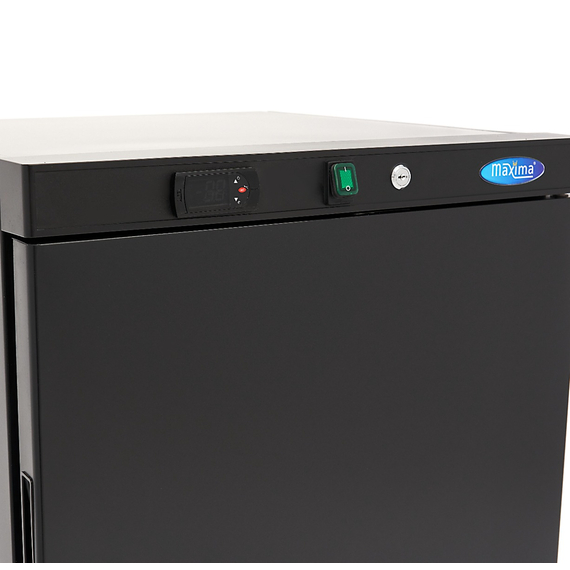 Maxima Gastro Gefrierschrank - 200 l - 2 Feste Regale - Schwarz 5 Maxima Gastro Gefrierschrank - 200 l - 2 Feste Regale - Schwarz