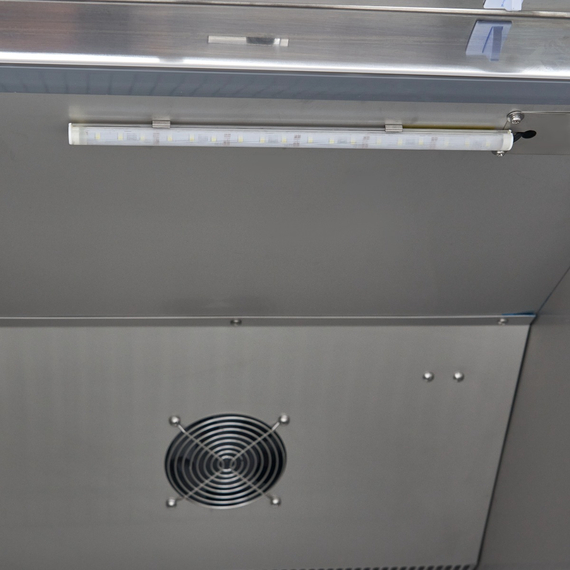 Maxima Gastro Gefrierschrank - 600 l - 3 Einstellbare Regale (2/1 GN) - Rostfreier Stahl - mit Glastür 8 Maxima Gastro Gefrierschrank - 600 l - 3 Einstellbare Regale (2/1 GN) - Rostfreier Stahl - mit Glastür