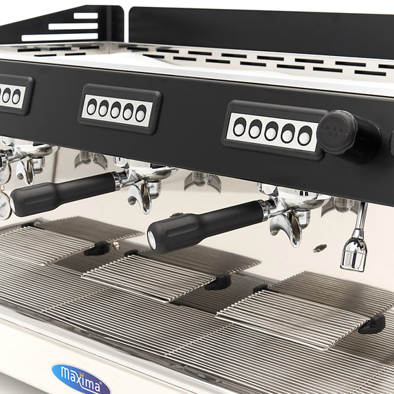 Maxima Gastro Espressomaschine - 3 Kolben - 540 Tassen pro Stunde 6 Maxima Gastro Espressomaschine - 3 Kolben - 540 Tassen pro Stunde