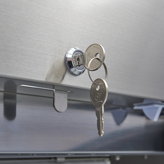 Maxima Gastro Gefrierschrank - 700 l - 3 Einstellbare Regale (2/1 GN) - Rostfreier Stahl - mit Glastür 4 Maxima Gastro Gefrierschrank - 700 l - 3 Einstellbare Regale (2/1 GN) - Rostfreier Stahl - mit Glastür