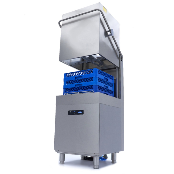 Maxima Gastro Haubenspülmaschine - 50 x 50 cm - mit Spülenhilfe- und Seifenpumpen - Digital Anzeige - 400 V Maxima Gastro Haubenspülmaschine - 50 x 50 cm - mit Spülenhilfe- und Seifenpumpen - Digital Anzeige - 400 V