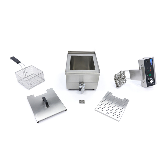Maxima Gastro Fritteuse - 13 l - 1 Korb - mit Ablasshahn 7 Maxima Gastro Fritteuse - 13 l - 1 Korb - mit Ablasshahn