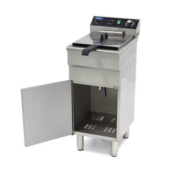 Maxima Gastro Fritteuse - 16 l - 1 Korb - mit Ablasshahn und Ständer - 400V 6 Maxima Gastro Fritteuse - 16 l - 1 Korb - mit Ablasshahn und Ständer - 400V