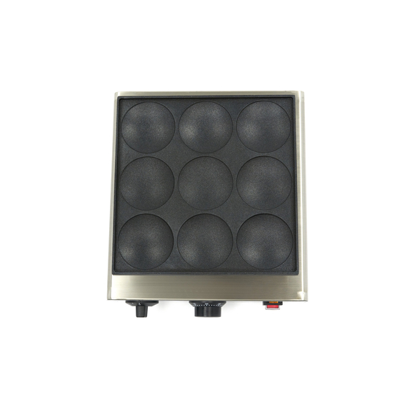 Maxima Gastro Pfannkuchenmacher - 9 Pfannkuchen - Jeweils Ø8 cm 4 Maxima Gastro Pfannkuchenmacher - 9 Pfannkuchen - Jeweils Ø8 cm