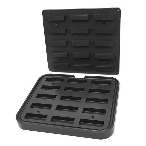 Maxima Tarteletteform - Rechteck - 90x30/85x26 mm - 15 stuks Maxima Tarteletteform - Rechteck - 90x30/85x26 mm - 15 stuks
