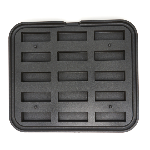 Maxima Tarteletteform - Rechteck - 90x30/85x26 mm - 15 stuks 1 Maxima Tarteletteform - Rechteck - 90x30/85x26 mm - 15 stuks