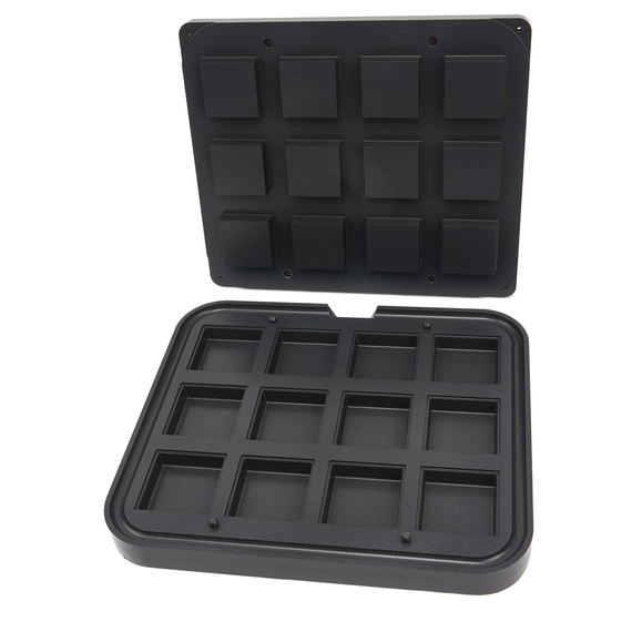 Maxima Tarteletteform - Quadrat - 72/62 mm - 12 stuks Maxima Tarteletteform - Quadrat - 72/62 mm - 12 stuks