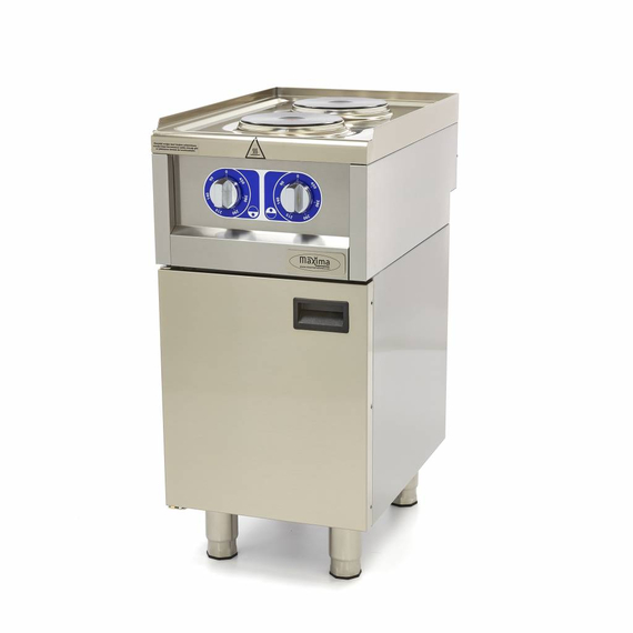 Maxima Gastro Kochfeld - 2 Brenner - Einzeleinheit - 60 cm Tief - Elektrisch 4 Maxima Gastro Kochfeld - 2 Brenner - Einzeleinheit - 60 cm Tief - Elektrisch