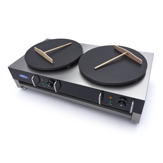 Maxima Gastro Crepes Maker - Doppelte Crepes - 2 x 40 cm - inkl. Teigverteiler 5 Maxima Gastro Crepes Maker - Doppelte Crepes - 2 x 40 cm - inkl. Teigverteiler