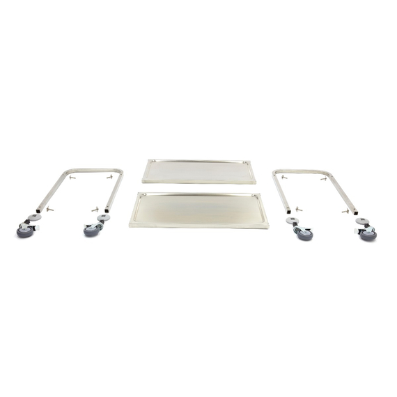 Maxima Gastro Servierwagen Edelstahl - 2 Regale 4 Maxima Gastro Servierwagen Edelstahl - 2 Regale