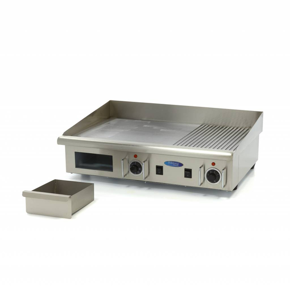Maxima Gastro Grillplatte - Halb Gerillt - 73 cm - inkl. Tropfschale - 400 V 4 Maxima Gastro Grillplatte - Halb Gerillt - 73 cm - inkl. Tropfschale - 400 V