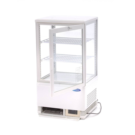 Maxima Gastro Kühlvitrine - 58 l - 43 cm - Weiß 4 Maxima Gastro Kühlvitrine - 58 l - 43 cm - Weiß