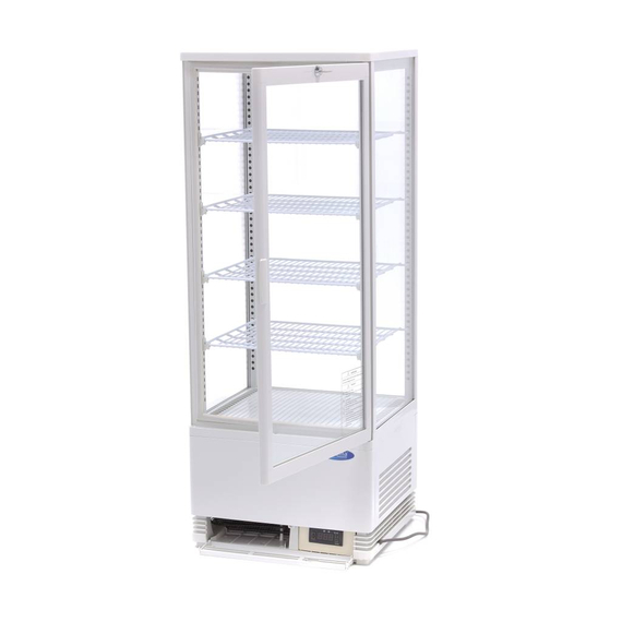 Maxima Gastro Kühlvitrine - 98 l - 43 cm - Weiß 4 Maxima Gastro Kühlvitrine - 98 l - 43 cm - Weiß