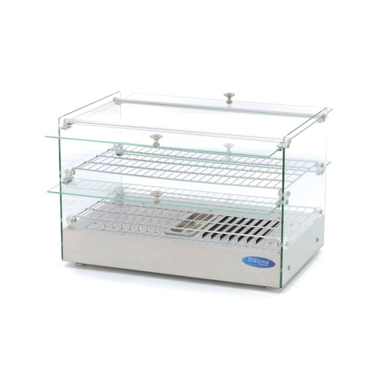 Maxima Gastro Wärmevitrine - 50 l - 55 cm - 2 Regale 1 Maxima Gastro Wärmevitrine - 50 l - 55 cm - 2 Regale