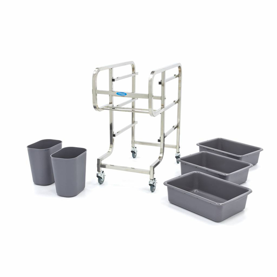 Maxima Gastro Reinigungswagen - inkl. 5 Mülleimer 4 Maxima Gastro Reinigungswagen - inkl. 5 Mülleimer