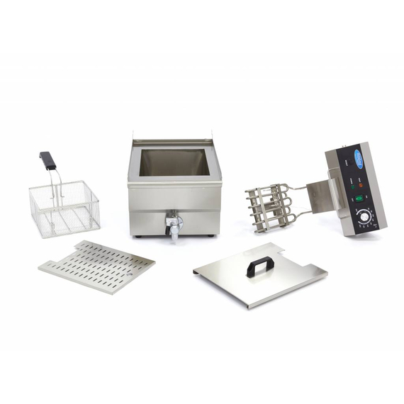 Maxima Gastro Fritteuse - 16 l - 1 Korb - mit Ablasshahn 8 Maxima Gastro Fritteuse - 16 l - 1 Korb - mit Ablasshahn