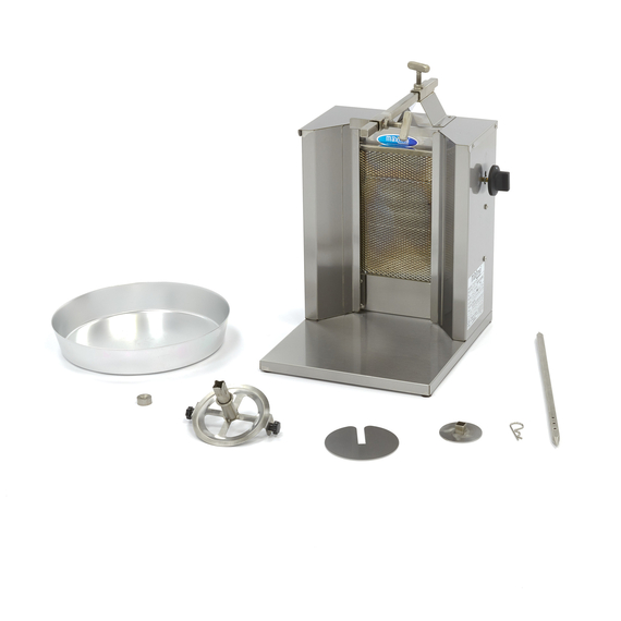 Maxima Gastro Dönergrill - 1 Brenner - 10 kg Fleisch - Gas 4 Maxima Gastro Dönergrill - 1 Brenner - 10 kg Fleisch - Gas