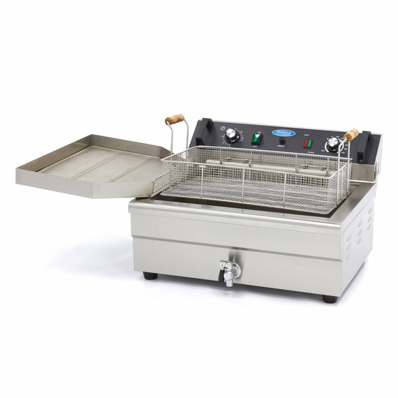 Maxima Gastro Fritteuse - 20 l - 1 Korb - mit Ablasshahn 1 Maxima Gastro Fritteuse - 20 l - 1 Korb - mit Ablasshahn