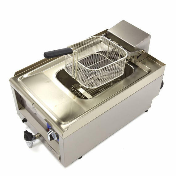 Maxima Gastro Fritteuse - 10 l - 1 Korb - mit Ablasshahn - 400 V 3 Maxima Gastro Fritteuse - 10 l - 1 Korb - mit Ablasshahn - 400 V