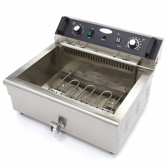 Maxima Gastro Fritteuse - 20 l - 1 Korb - mit Ablasshahn 6 Maxima Gastro Fritteuse - 20 l - 1 Korb - mit Ablasshahn