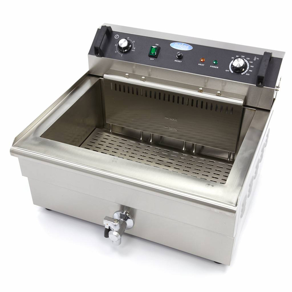 Maxima Gastro Fritteuse - 30 l - 1 Korb - mit Ablasshahn 8 Maxima Gastro Fritteuse - 30 l - 1 Korb - mit Ablasshahn