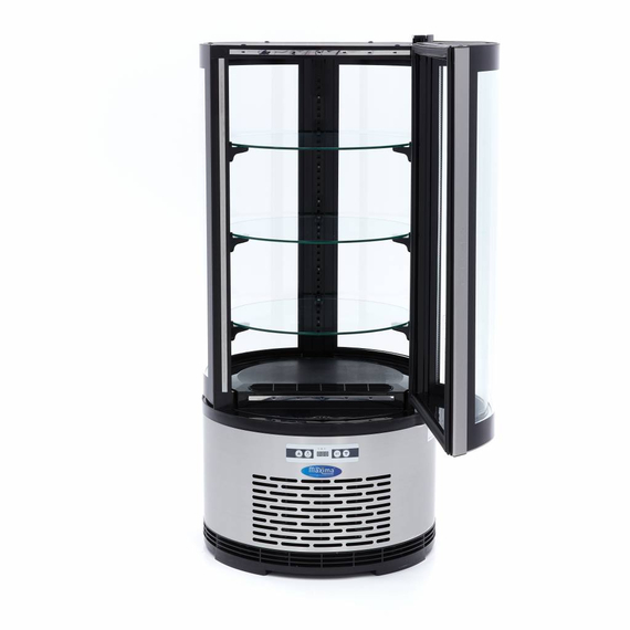 Maxima Gastro Glastürkühlschränke - 100 l - 48 cm - Runde 2 Maxima Gastro Glastürkühlschränke - 100 l - 48 cm - Runde