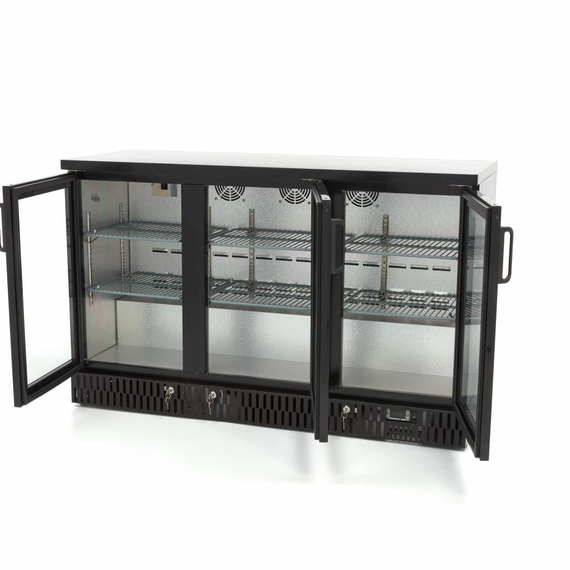 Maxima Gastro Getränke Kühlschrank - 3 Scharnier -Türen - 6 verstellbare Regale 1 Maxima Gastro Getränke Kühlschrank - 3 Scharnier -Türen - 6 verstellbare Regale