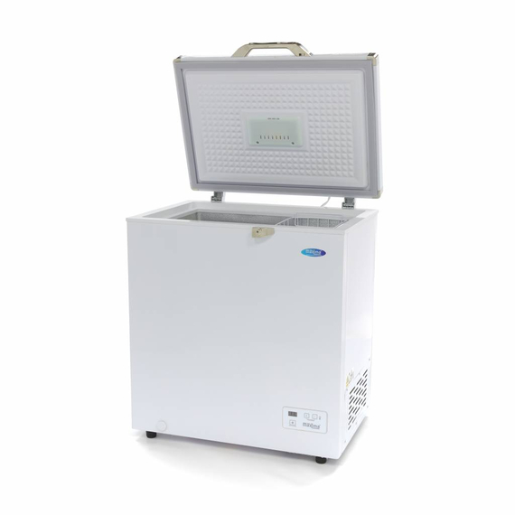 Maxima Gastro Gefriertruhe - 140 l - 2 Räder - Kompakt 4 Maxima Gastro Gefriertruhe - 140 l - 2 Räder - Kompakt
