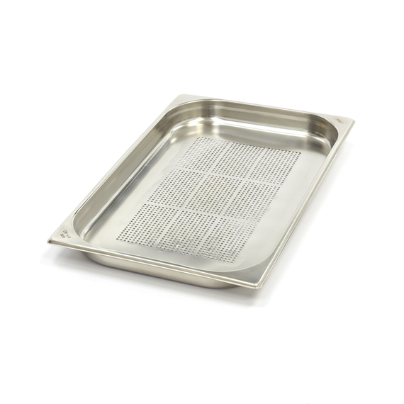 Maxima Gastro Gastronormbehälter - 1/1 GN - 4 cm Tief - Edelstahl - Perforiert Maxima Gastro Gastronormbehälter - 1/1 GN - 4 cm Tief - Edelstahl - Perforiert