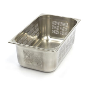 Maxima Gastro Gastronormbehälter - 1/1 GN - 20 cm Tief - Edelstahl - Perforiert