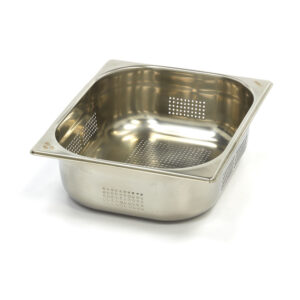 Maxima Gastro Gastronormbehälter - 1/2 GN - 10 cm Tief - Edelstahl - Perforiert
