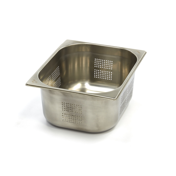 Maxima Gastro Gastronormbehälter - 1/2 GN - 15 cm Tief - Edelstahl - Perforiert Maxima Gastro Gastronormbehälter - 1/2 GN - 15 cm Tief - Edelstahl - Perforiert