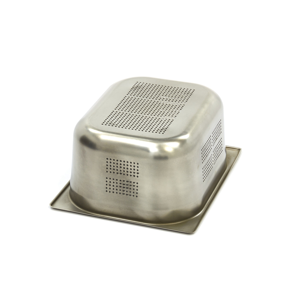 Maxima Gastro Gastronormbehälter - 1/2 GN - 15 cm Tief - Edelstahl - Perforiert 1 Maxima Gastro Gastronormbehälter - 1/2 GN - 15 cm Tief - Edelstahl - Perforiert
