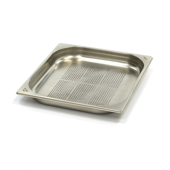 Maxima Gastro Gastronormbehälter - 2/3 GN - 4 cm Tief - Edelstahl - Perforiert Maxima Gastro Gastronormbehälter - 2/3 GN - 4 cm Tief - Edelstahl - Perforiert