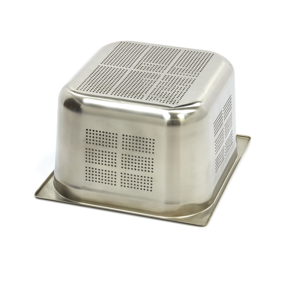 Maxima Gastro Gastronormbehälter - 2/3 GN - 20 cm Tief - Edelstahl - Perforiert 1 Maxima Gastro Gastronormbehälter - 2/3 GN - 20 cm Tief - Edelstahl - Perforiert